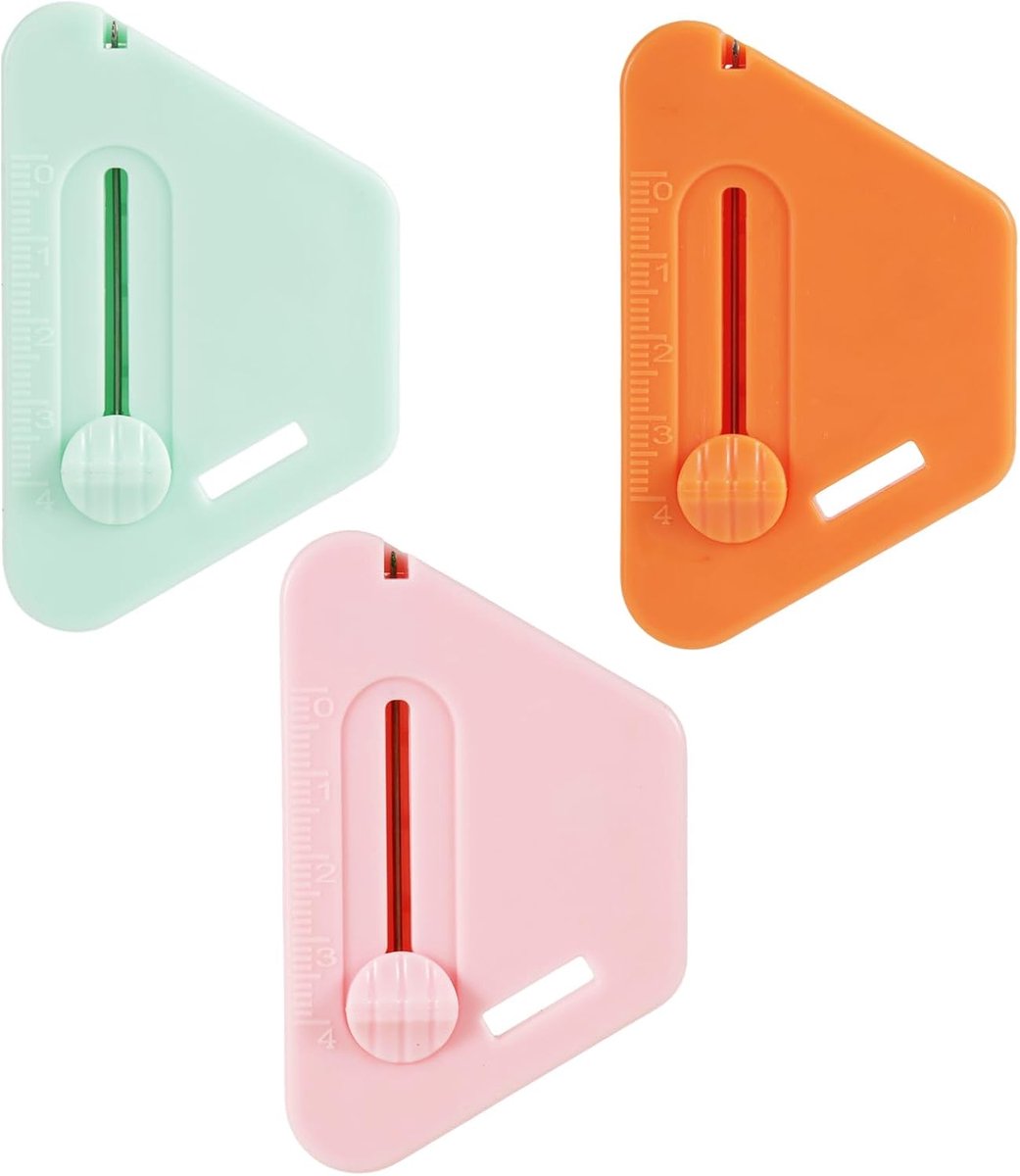 3st 2-in-1 Magnetische Naadgeleider met Ingebouwde Naadontrijger voor Naaimachine, Multifunctioneel Verstelbaar Zoomgeleider met Schaal Universele Naaiaccessoires voor Quilten en Kleermaken