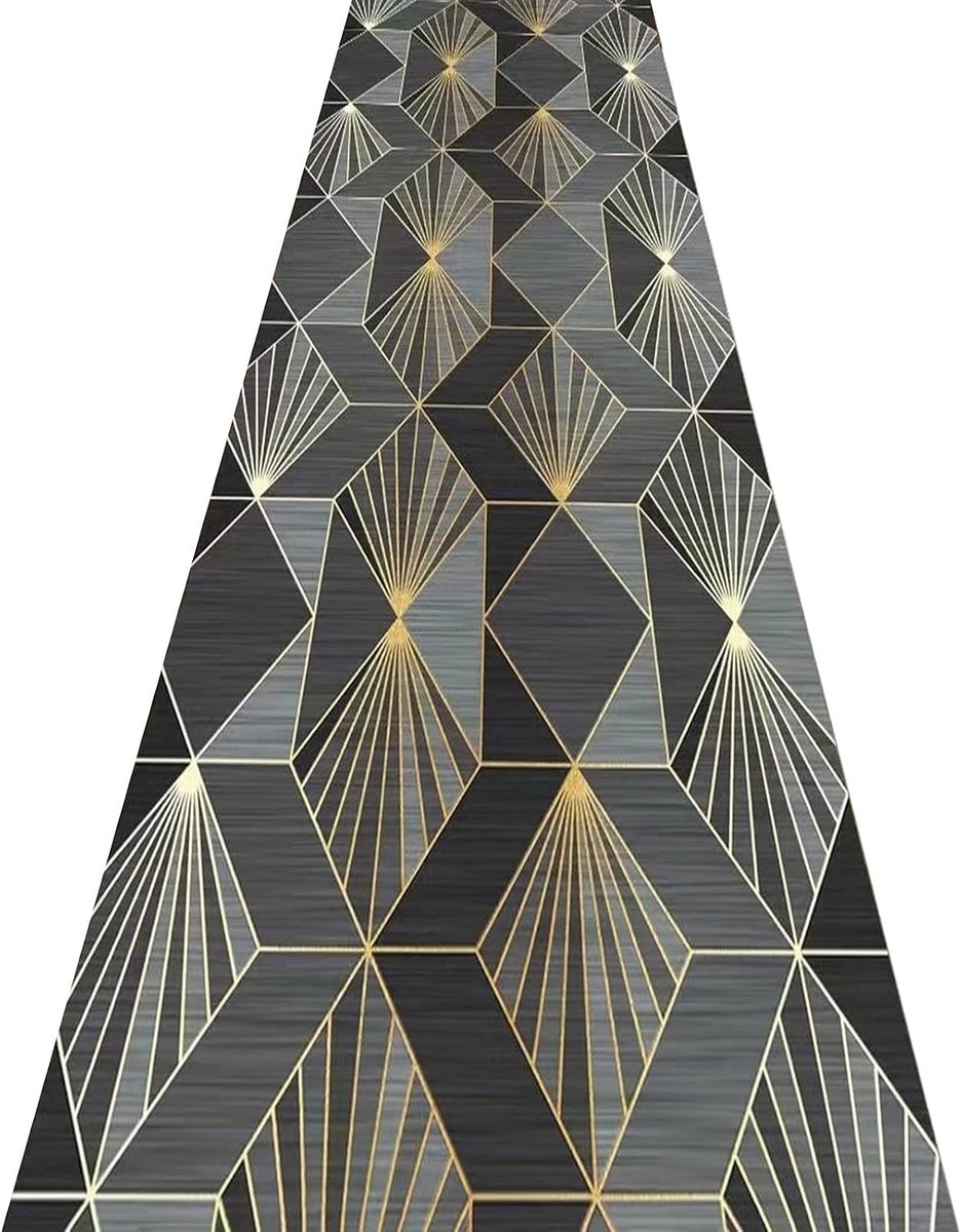 Lange Runner Tapijten Voor Hal Gebied Tapijten Gang Tapijt Modern Stofdicht Tapijt Toepassen Op Hal Vergaderzaal Gangpad, Verschillende Maten (Kleur: A, Maat: 0.5x0.8m)