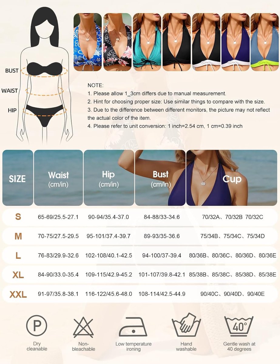 Sets, push-up voor dames, tankini-sets met zwemshorts, halternek, badpak, zwemkostuum, 2-delig, gewatteerde badmode, grote maten
