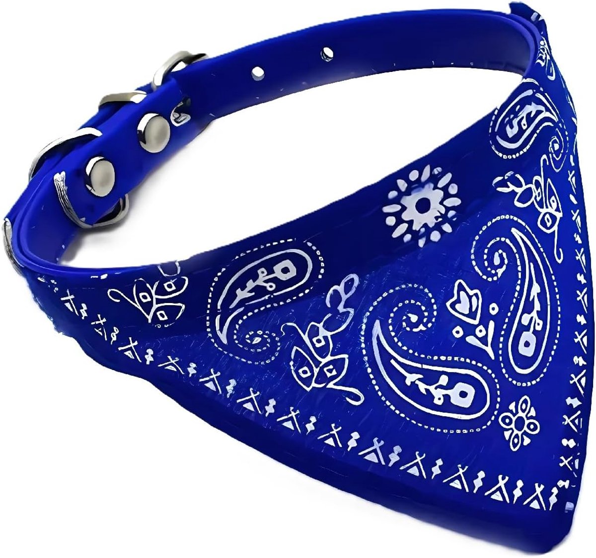 Katten- en hondenhalsband met Bandana - Verstelbare halsband 20-26cm halsomtrek