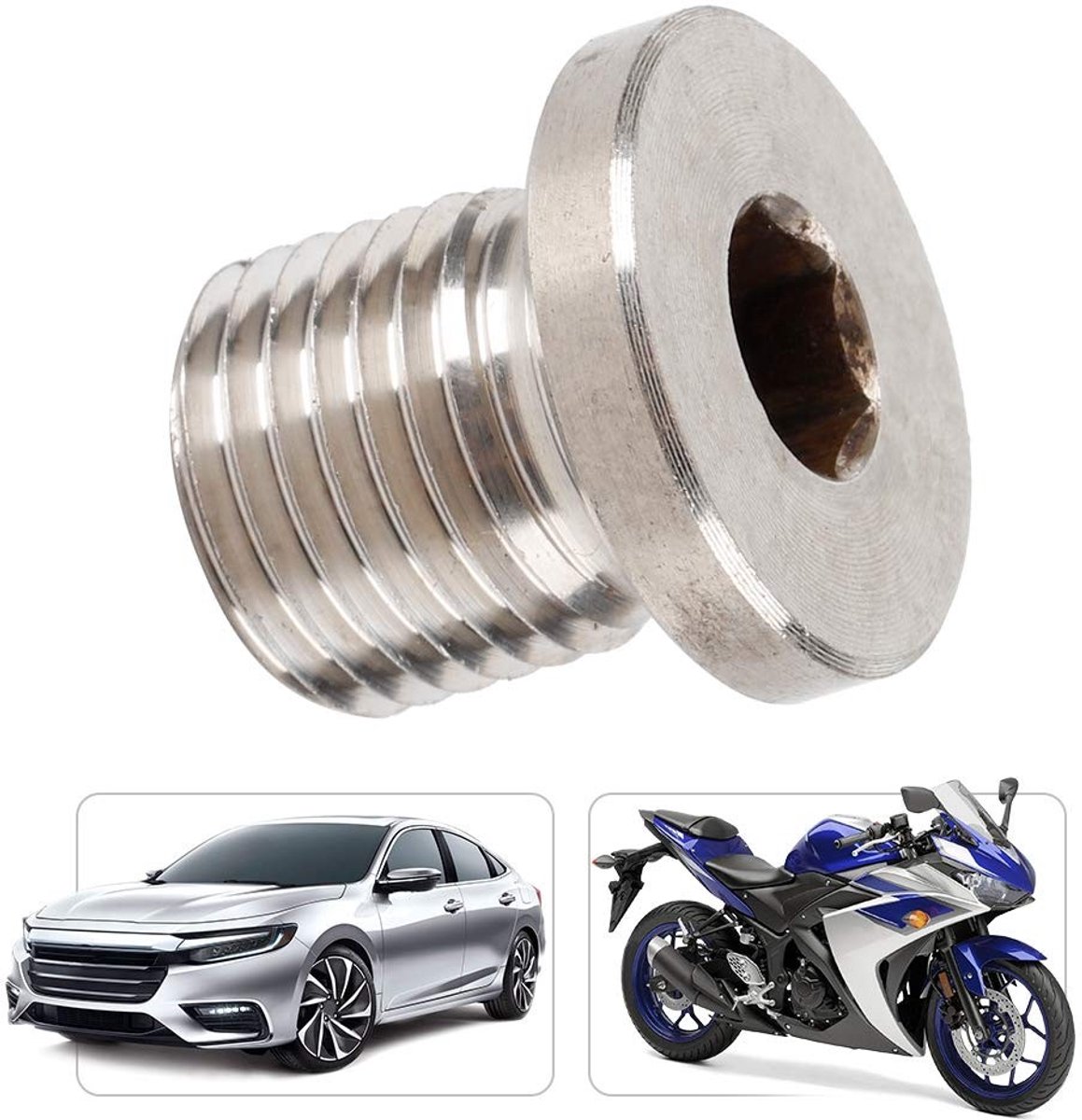 Sonde Dop Metaal | Zuurstofafsluiter M12 | Zuurstof O2 Stop voor Motorfiets en Auto | Cap Accessoire nodig?