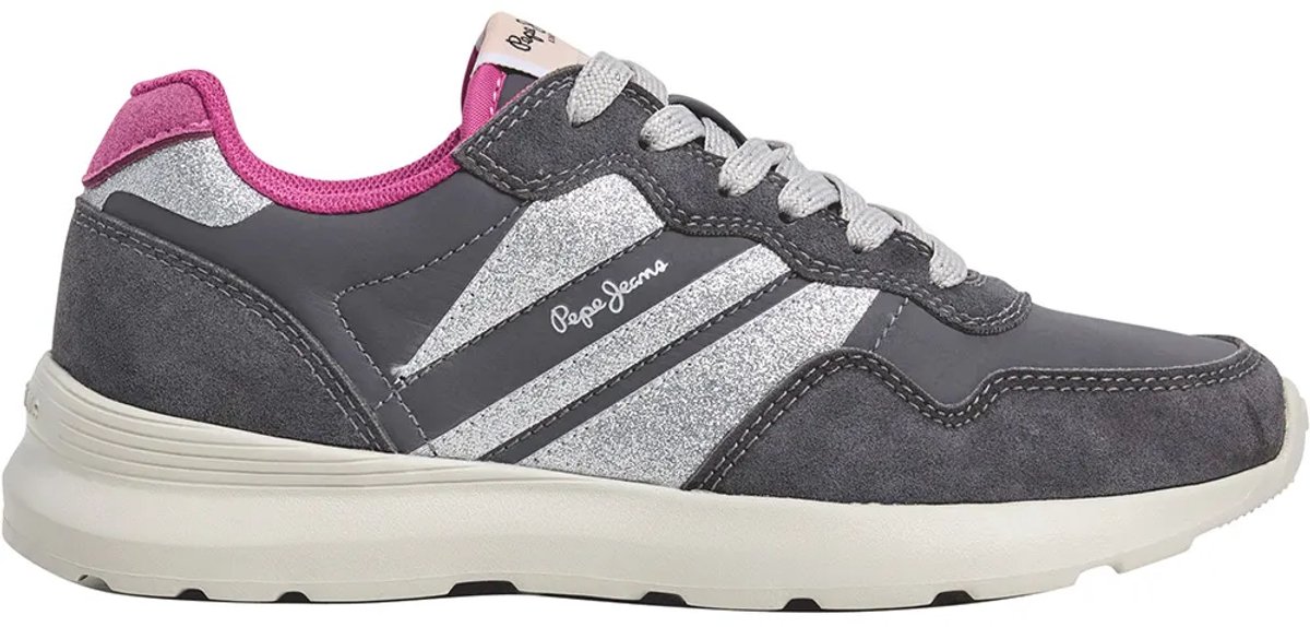 Pepe Jeans Teagan Glitter Schoenen Grijs EU 36 Meisje