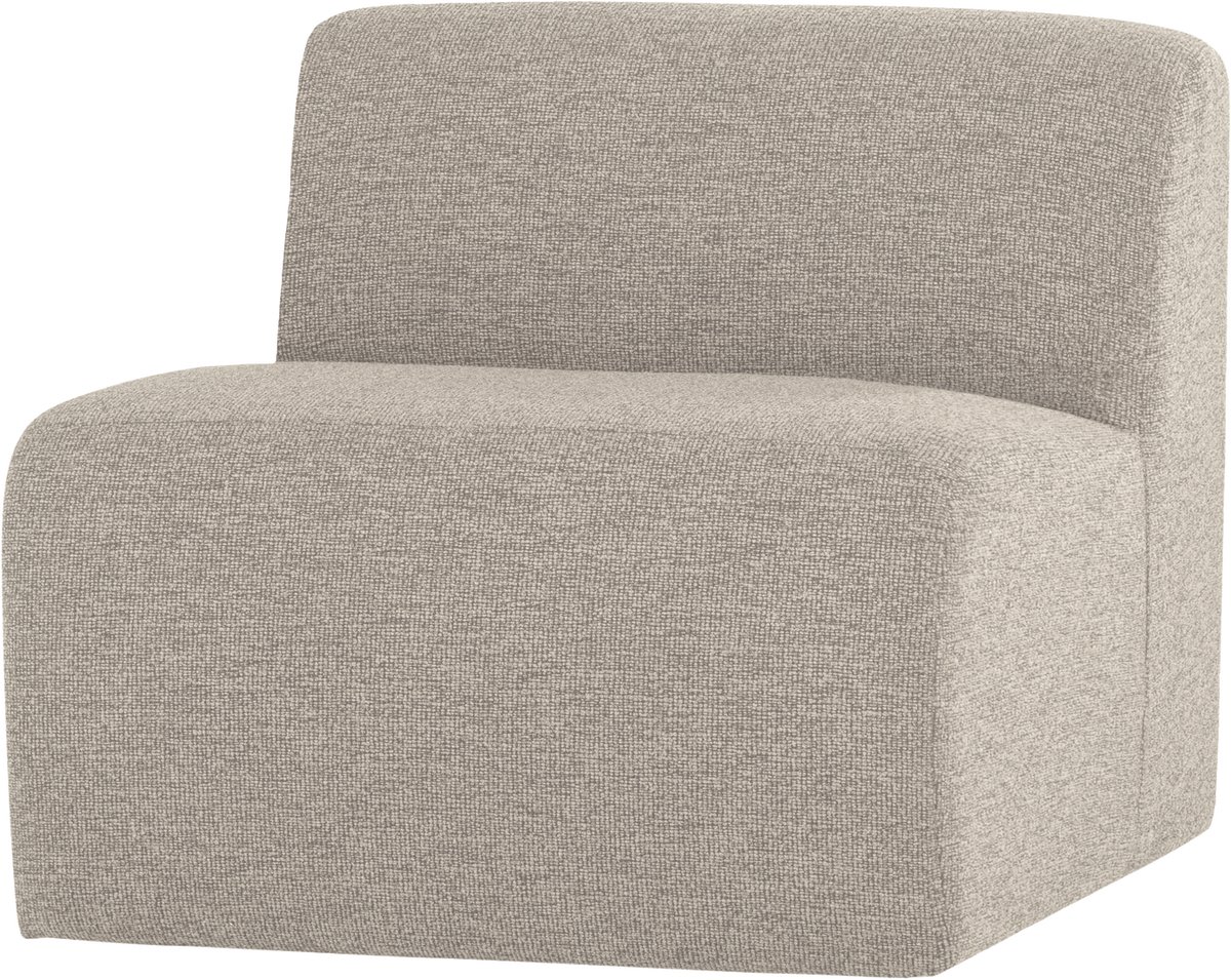WOOOD Mojo Base 1-zits Bank - Bouclé - Beige Melange - 74x84x97