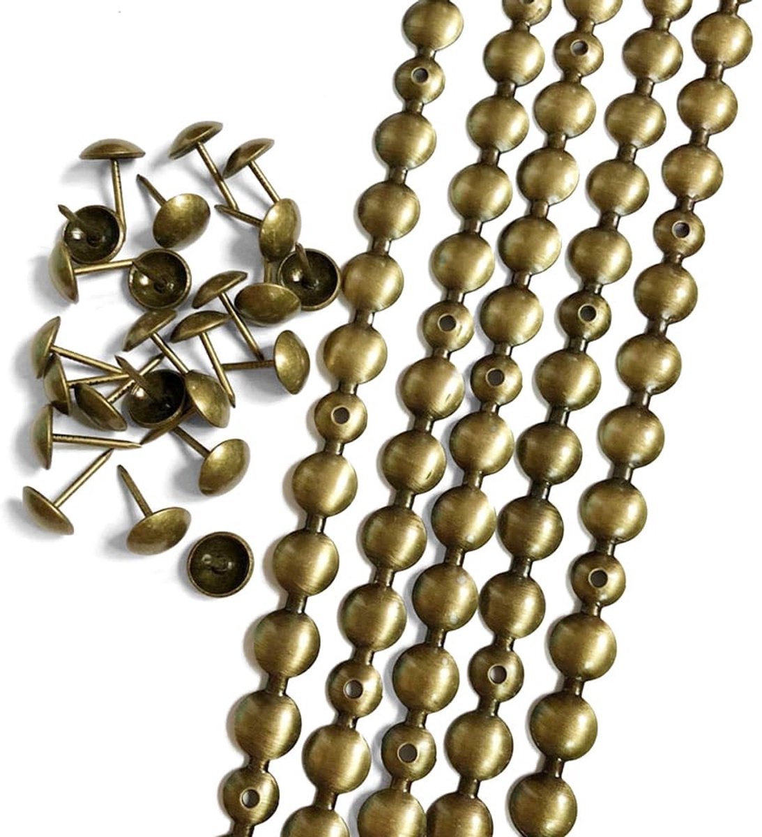 SolidKeus - 5m Messing Nagelstrips voor Meubels en Decoratie