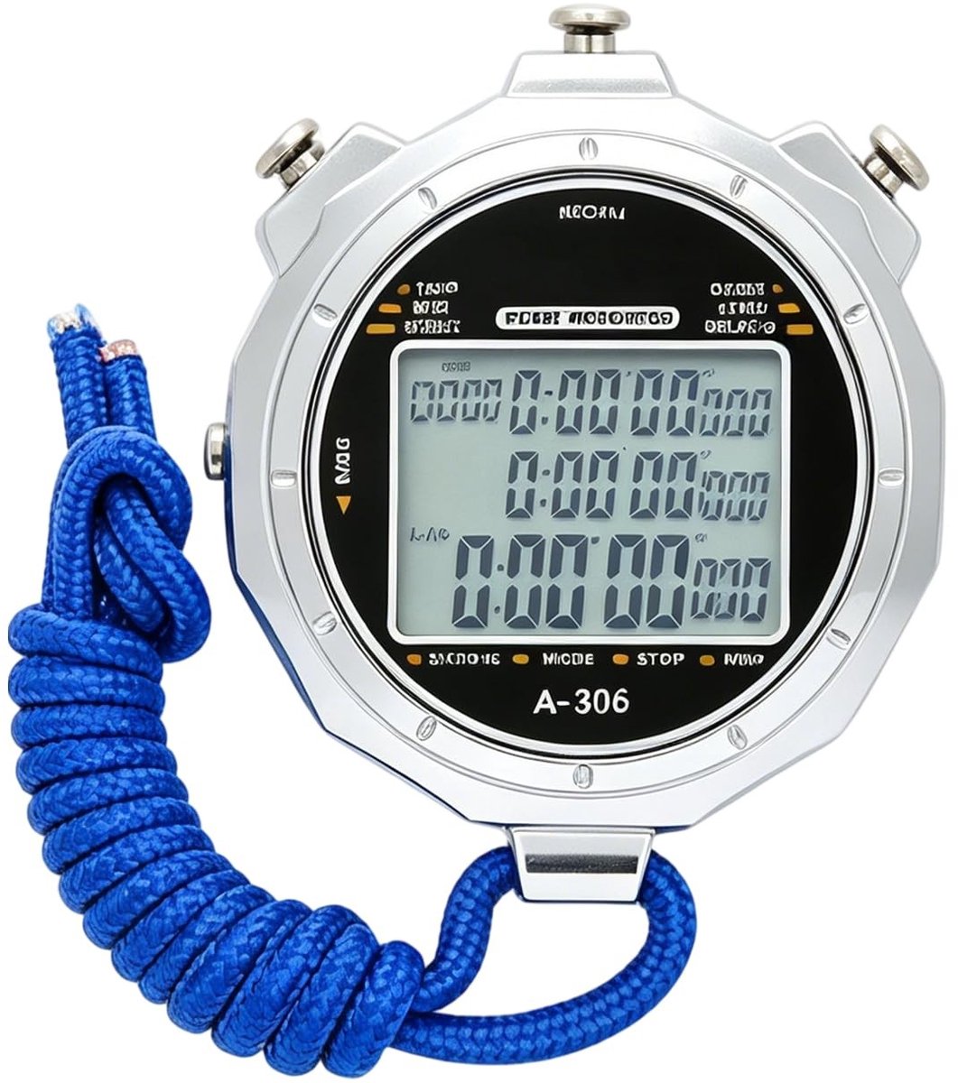 SolidKeus - Digitale Stopwatch met Groot Display en 0,01 Seconden Tijdmeting