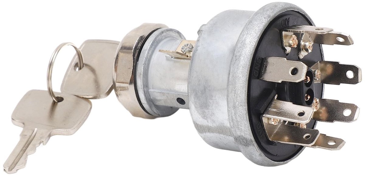SolidKeus - Tractorcontactschakelaar met 2 Sleutels voor Diverse Modellen