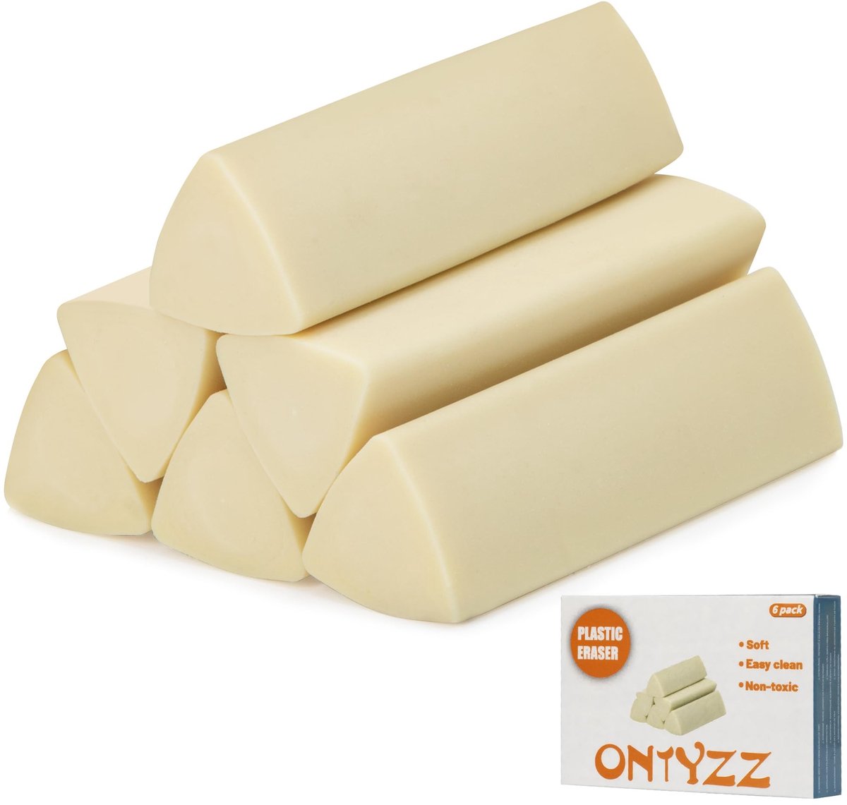 SolidKeus - Set van 6 Ergonomische Gum voor Kinderen