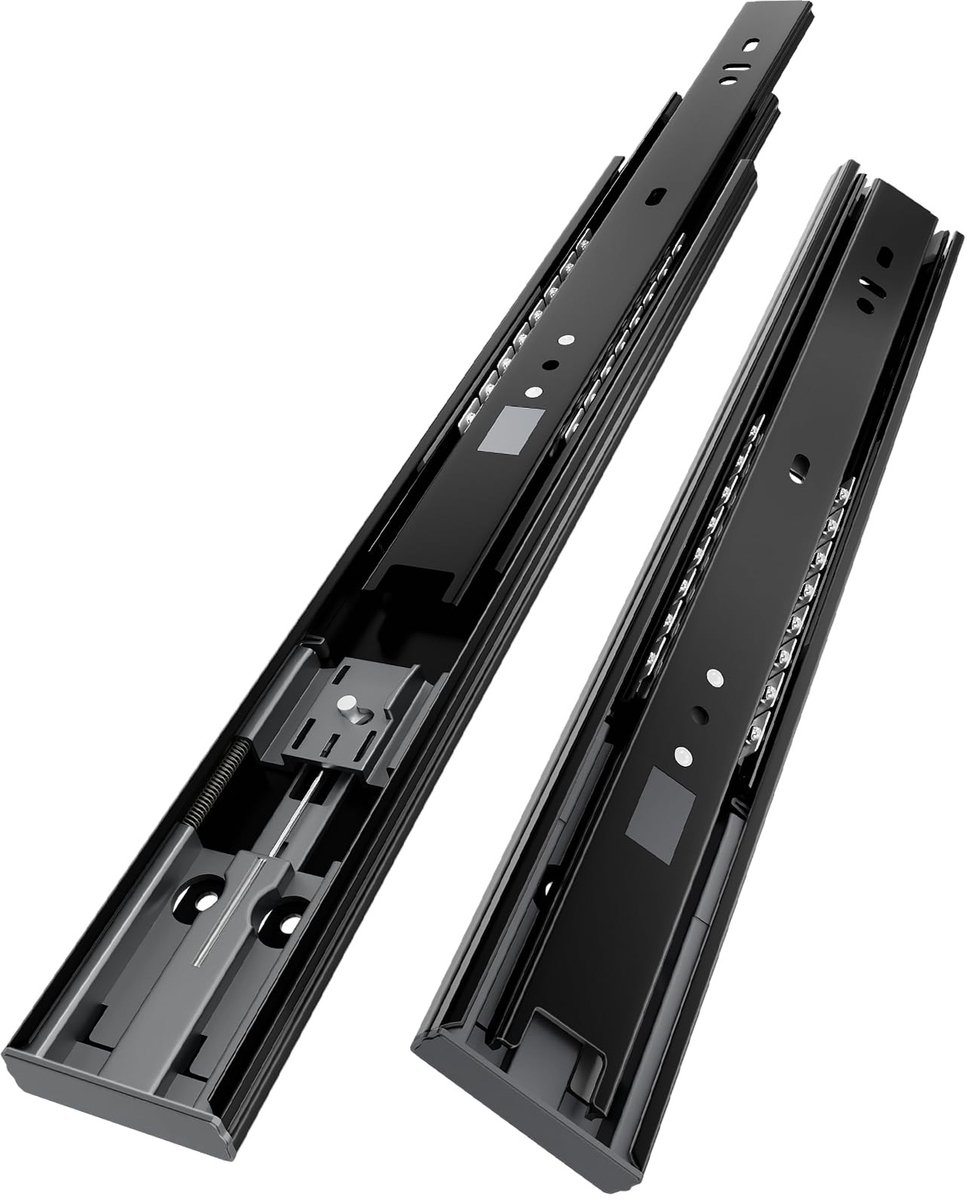 SolidKeus - Set van 2 Zachte Sluitladegeleiders 300mm voor Keukenkasten