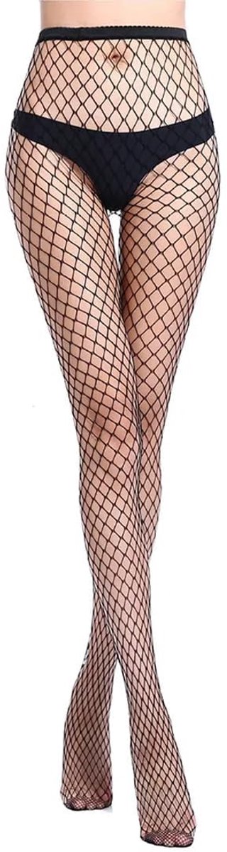 SolidKeus - Visnet Panty voor Dames met Hoge Taille