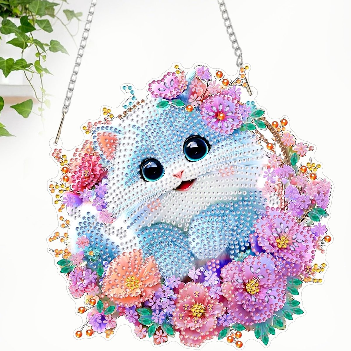 SolidKeus - Kat Diamant Schilderij DIY Ornament Set voor Volwassenen