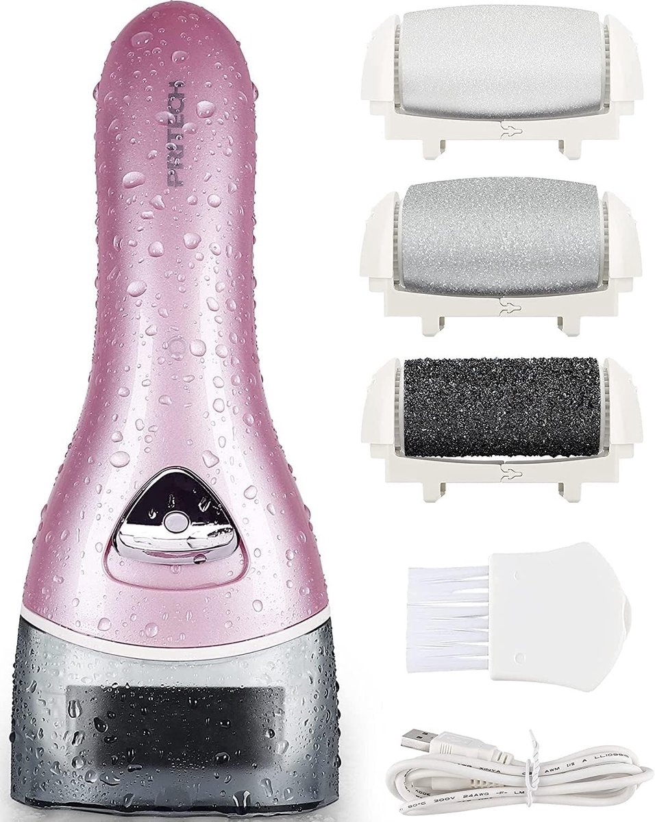 SolidKeus - Oplaadbare Elektrische Voetvijl voor Pedicure met Waterdicht Ontwerp
