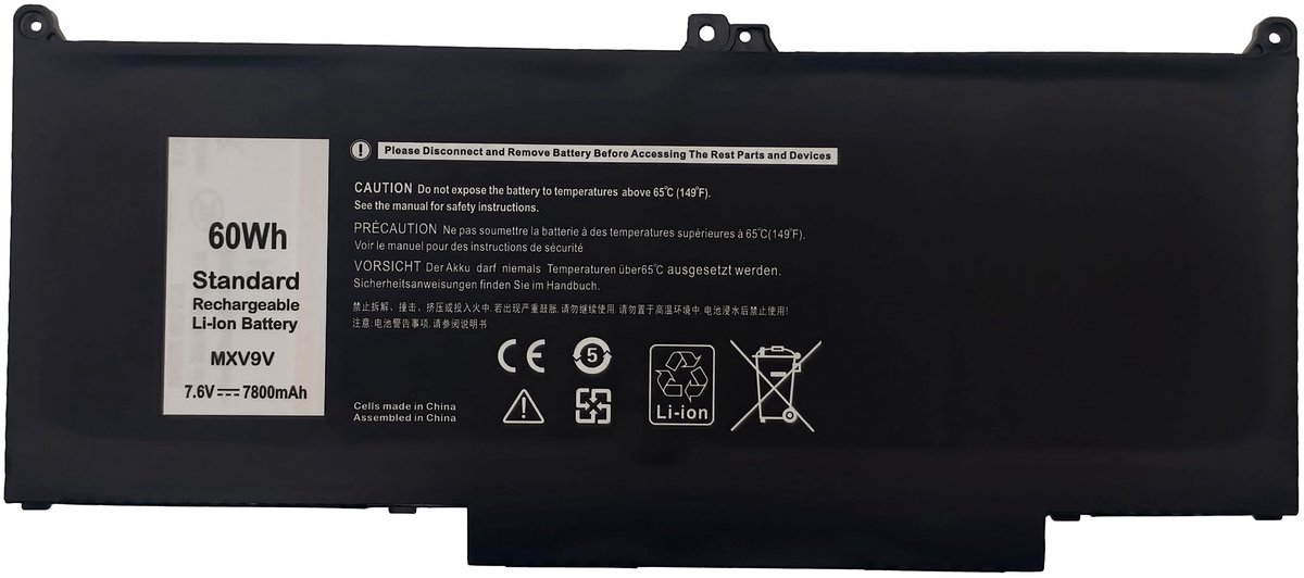 SolidKeus - MXV9V Laptop Accu voor Dell Latitude en Inspiron Series