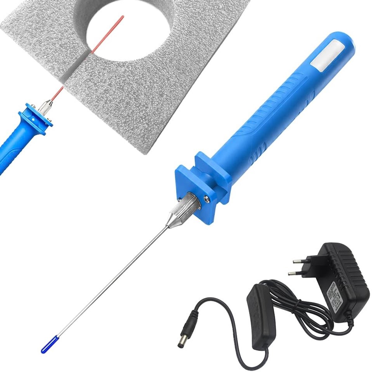 SolidKeus - Professionele Elektrische Piepschuimsnijder, 12 W met 15 cm Hete Draad