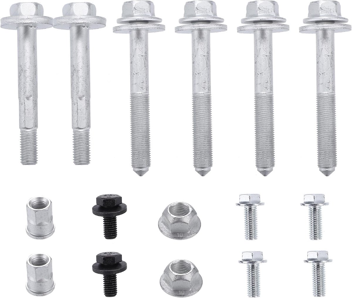 Set van 1 achterste kruisbalken voor hulpframe schroef NO.68211932AB, geschikt voor diverse voertuigen, duurzame kwaliteit en eenvoudige installatie