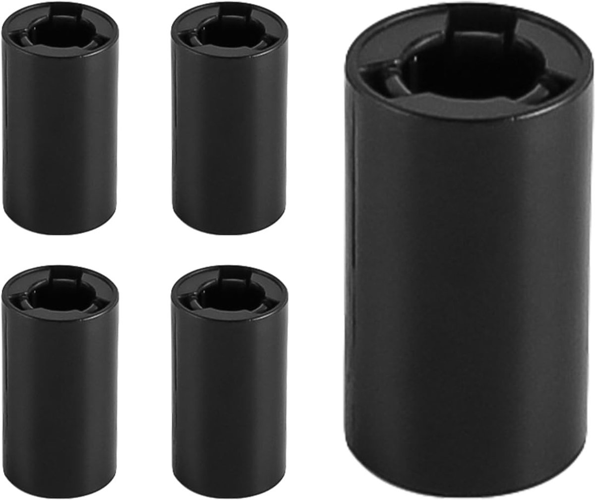 SolidKeus - AA naar C Batterij Adapter Set van 5 Stuks