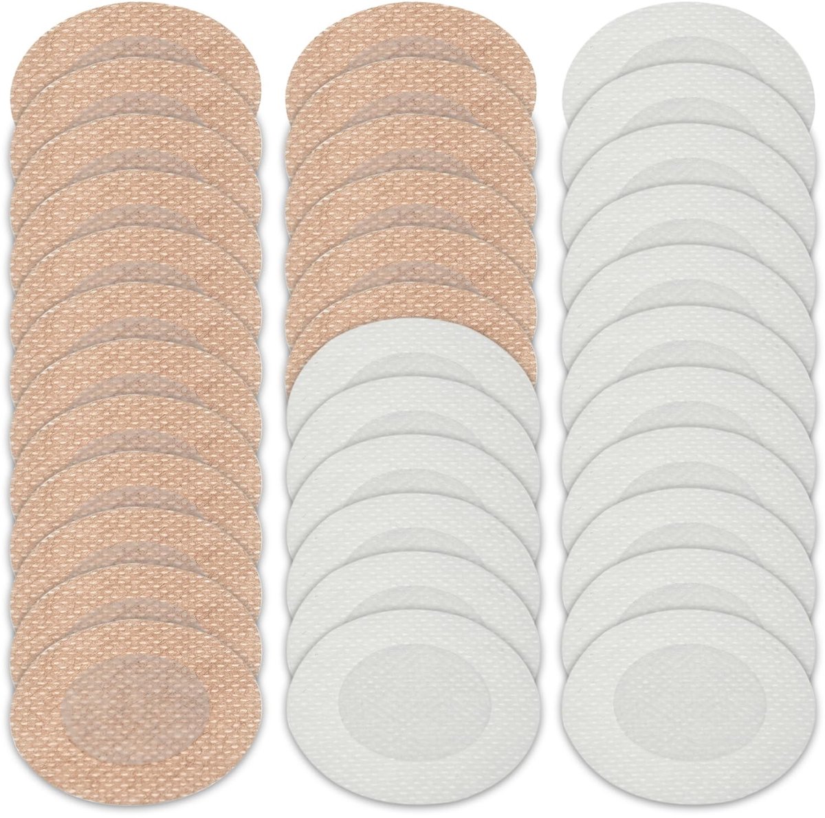 SolidKeus - 50 Paar Huidkleurige Nipple Pads, Waterproof en Anti-Frictie