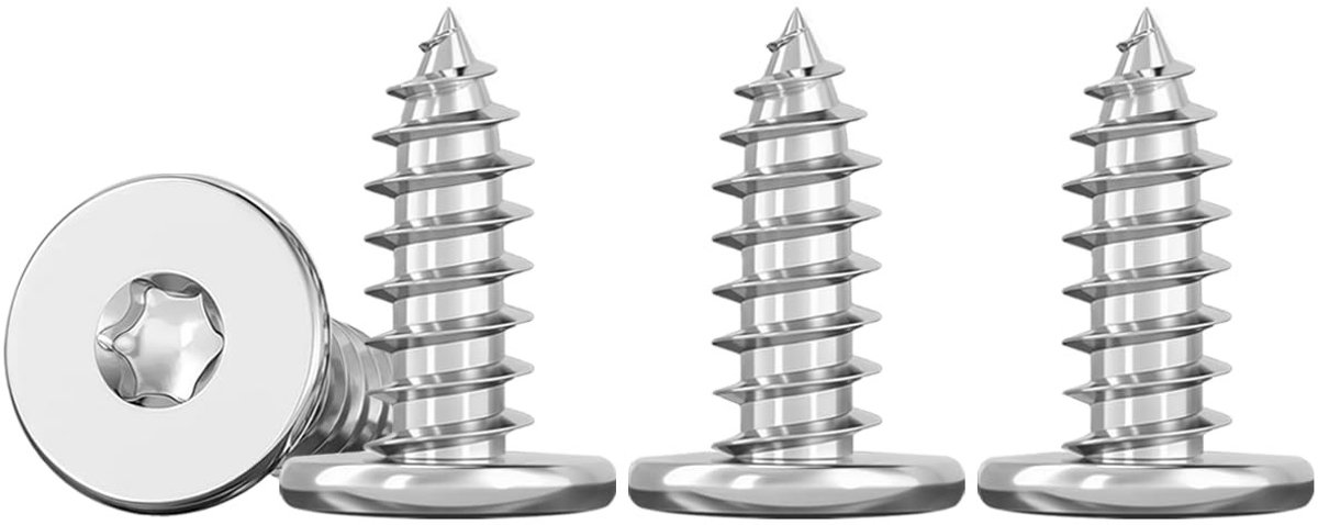 SolidKeus - Set van 50 RVS Houtschroeven M5 x 10mm