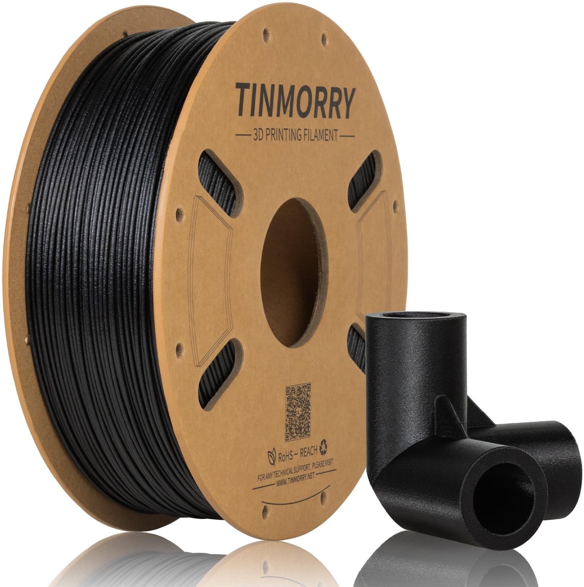 SolidKeus - ABS Filament 1.8mm voor 3D Printers (1KG, Zwart)