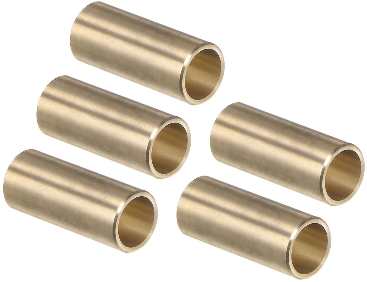 5 stuks hulzen lager 1/4" boring 5/16" AD 3/4" lengte gegoten messing zelfsmerende bus