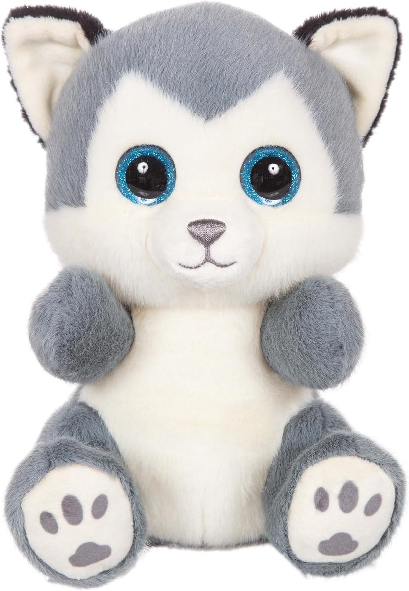 – KNUFFEL – HUSKY SKANDY CUTYDOOS – 23 CM – GRIJSBLAUW