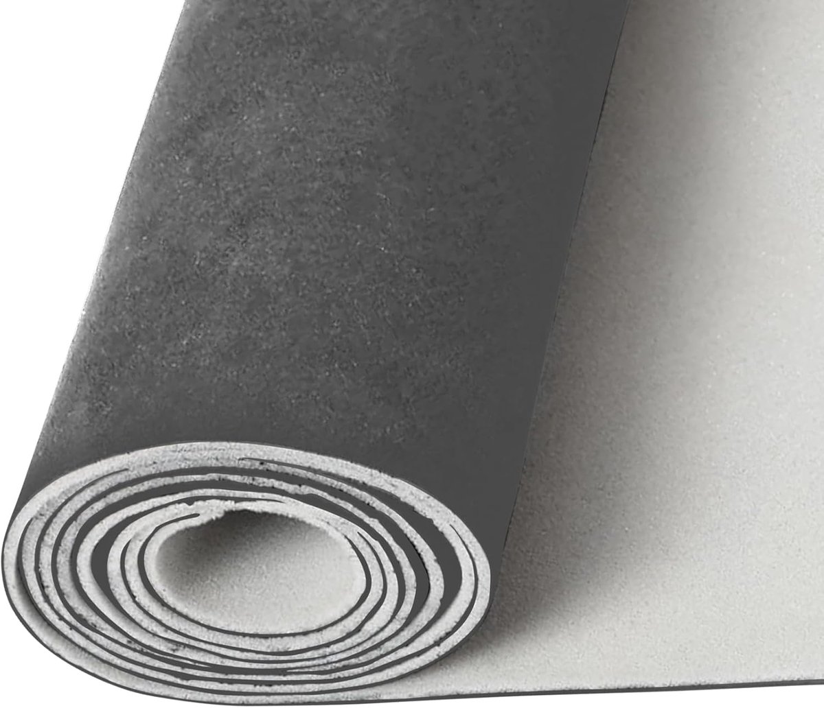 Stof, dikte 4 mm stof, binnenbekleding, autostof, reparatie, suède auto-interieuraccessoires, geluidsisolatie, thermische isolatie (grijs, 150 x 200 cm)