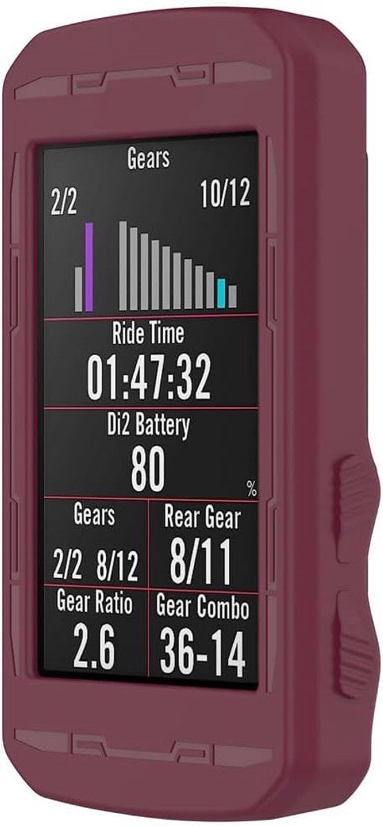 Compatibel met Bryton Rider 750, zachte siliconen beschermhoes voor Bryton Rider 750 GPS-accessoires