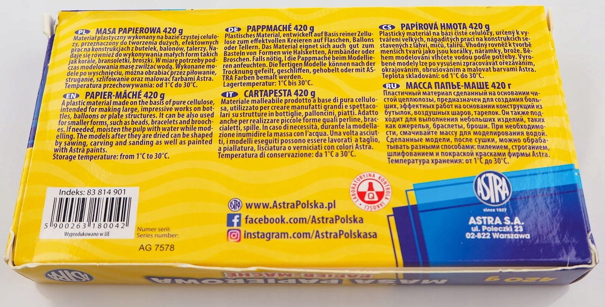 Merkloze Papierklei 420g - Knutselen en Modelleren voor Kinderen