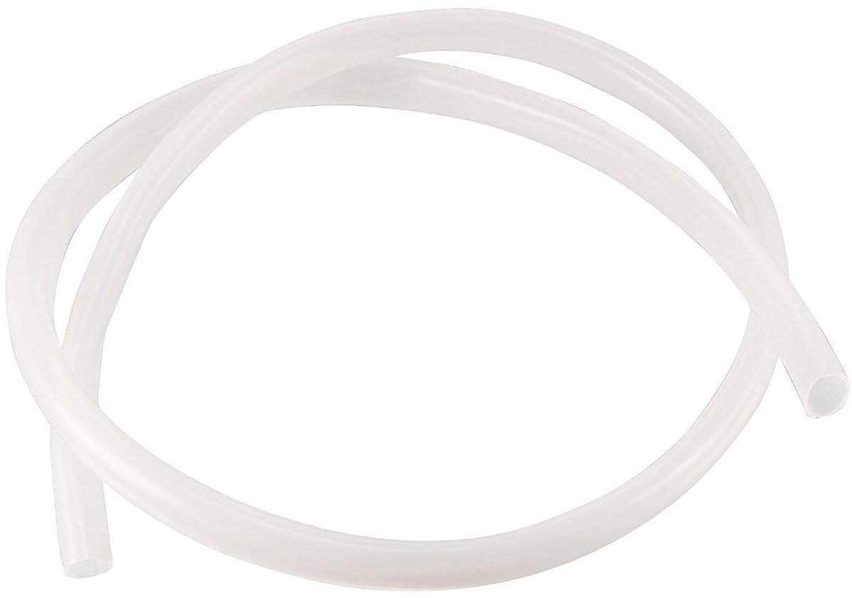 Sourcingmap Flexibele siliconen rubberen buis doorschijnend voor pompoverdracht, 12mmX14mm, Doorschijnend