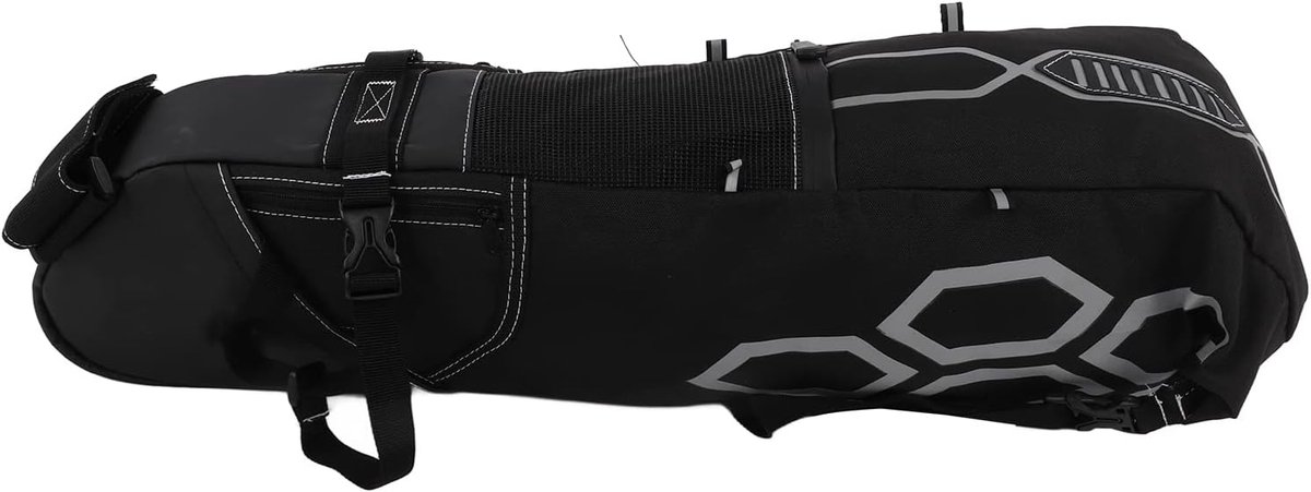 Waterdichte Grote Capaciteit Bikepacking Seat Bag Fietsstoeltje Pack Bag Bike Tail Pouch met Reflecterende Strip voor Mountain Road Bike