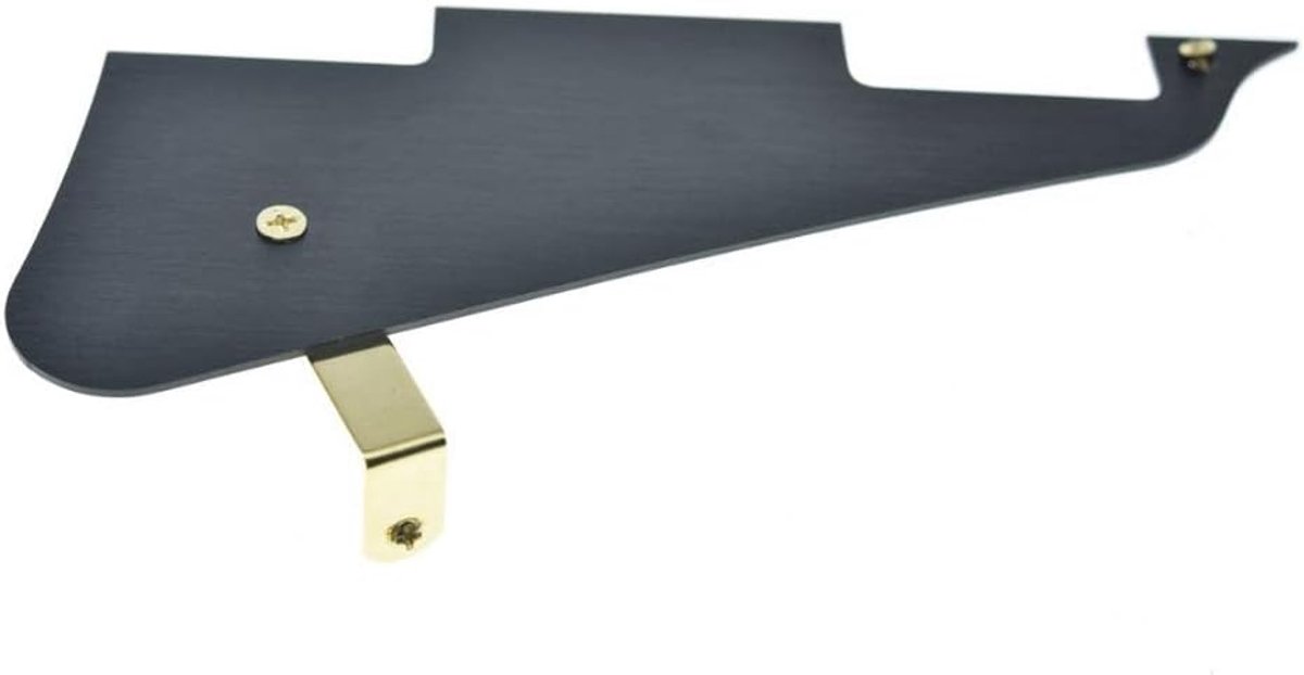 Metalen LP gitaar slagplaat aluminium slagplaat met gouden roestvrijstalen beugel en stalen bevestigingsschroeven voor USA Gibson Les Paul Black