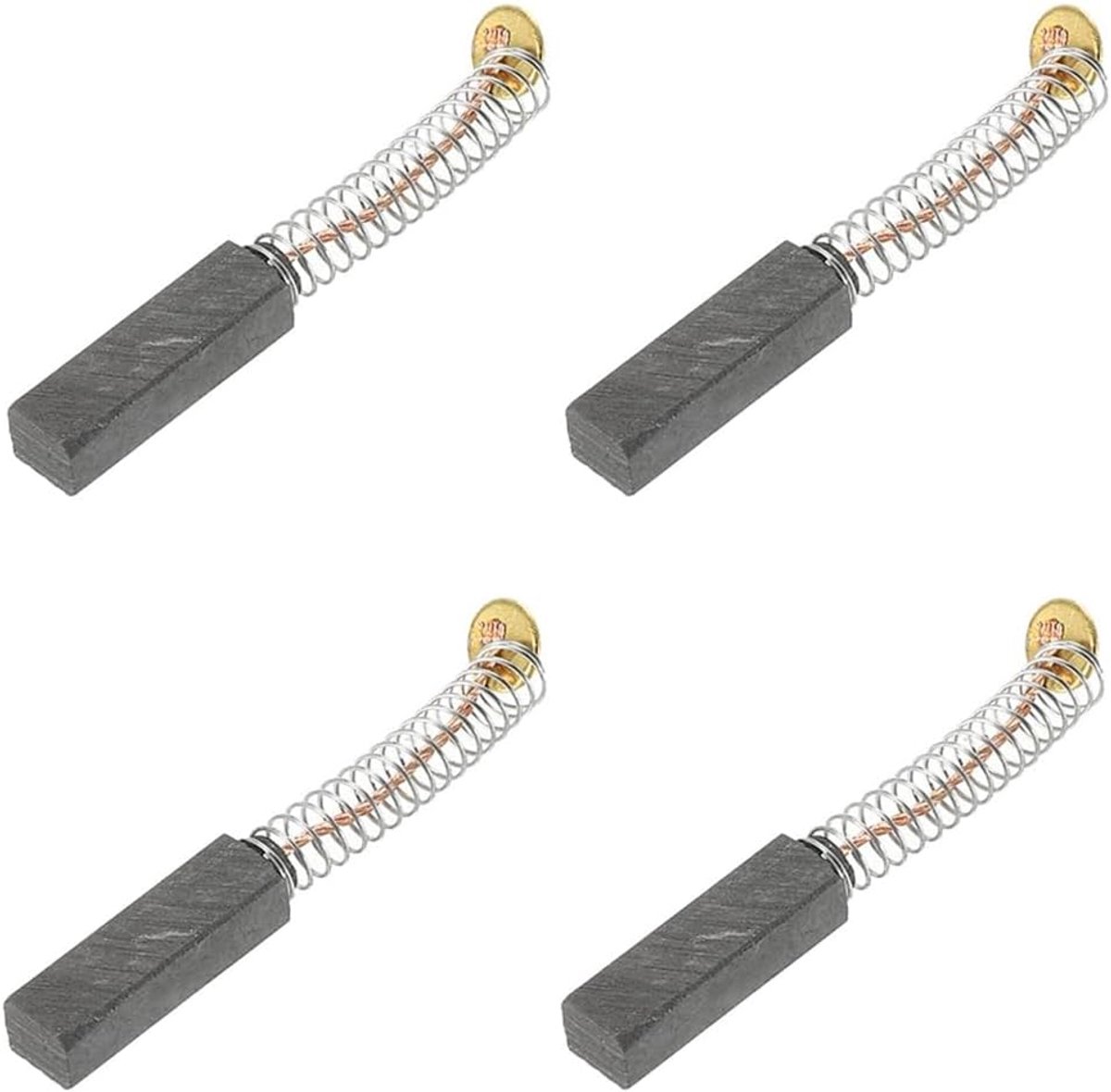 4 reservekoolborstels voor motor, koolborstels voor gereedschap, elektromotor (5 x 6 x 20 mm)