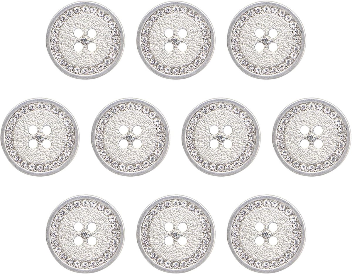 Knopen Aannaaien met Strass voor Cardigan Dirndl Mantel Blazer (A10S 12 mm)​​