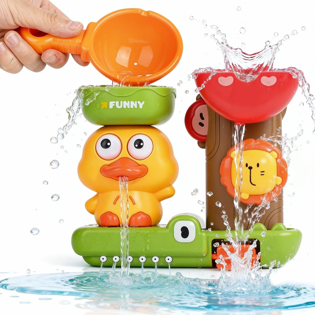 SolidKeus - Badspeelgoed voor Kinderen, Waterplezier voor Baby's van 1-3 Jaar