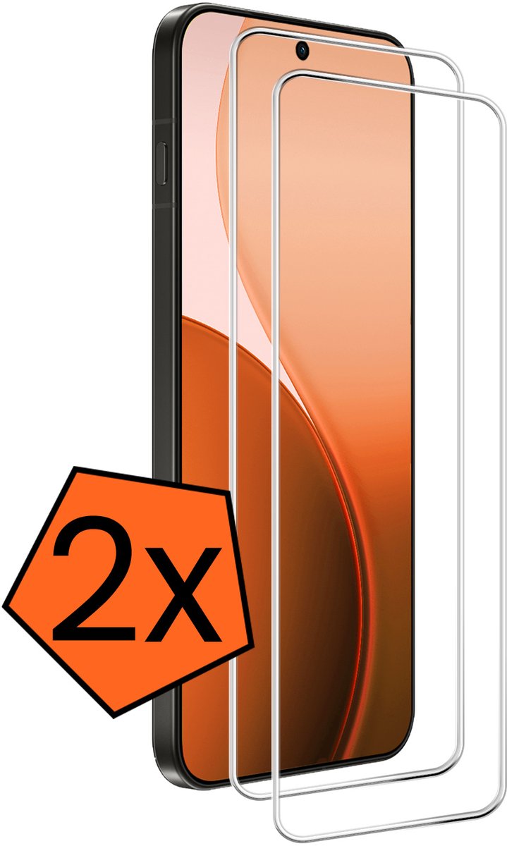 Screenprotector - 2 Stuks - Geschikt voor Oppo Reno 14 - Extra Sterk - Gehard Glas - Beschermglas - Tempered Glass - Screen Protector