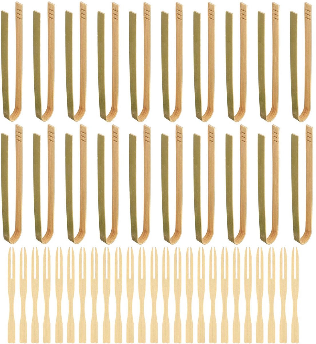 20 Stuks Taarttangen en 25 Spiesjes, Multifunctionele Keukenaccessoires