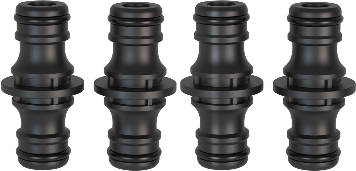 SolidKeus - Set van 4 Tuinslang Koppelingen voor 1/2 Inch