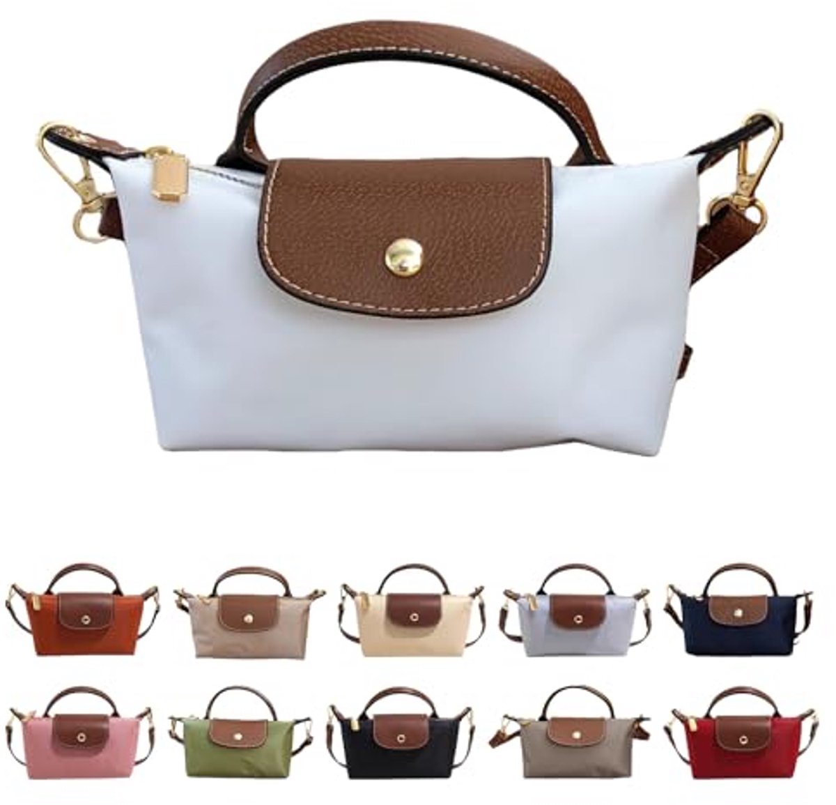 Casalora Mini Crossbody Tas voor Vrouwen - Kleine Schoudertas met Verstelbare Band - Ruim Design met Ritszakken voor Telefoon en Sleutels - Lichtgewicht en Duurzaam PU Leer - Modieuze Kleuren voor Dagelijks Gebruik en Reizen