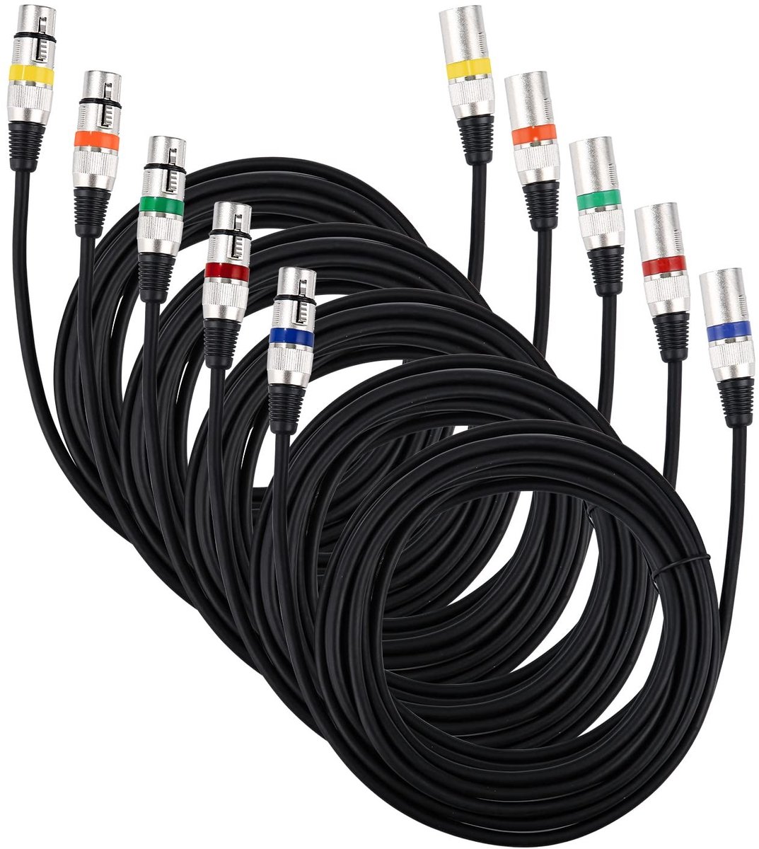 SolidKeus - 5M XLR Microfoon Signaal Kabel met 3 Pin Connector