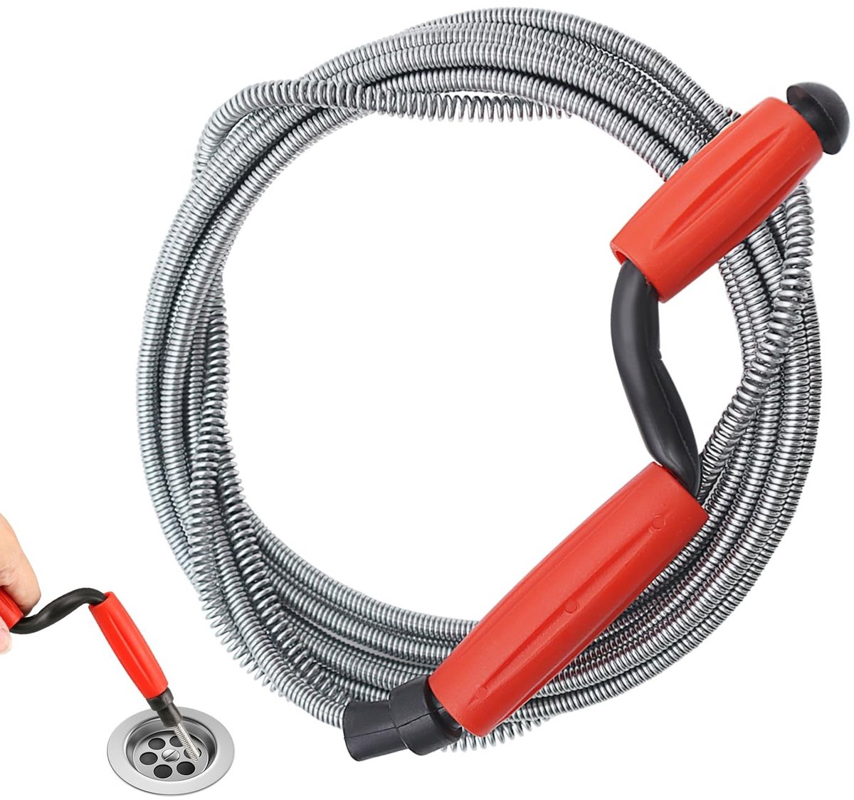 SolidKeus - 4.2 m Drain Cleaning Spiral voor Afvoerreiniging