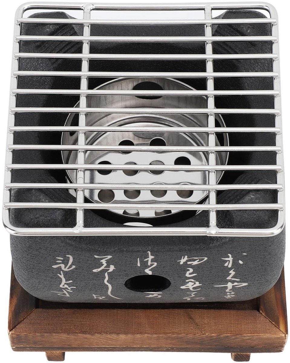 SolidKeus - Draagbare Japanse Mini-houtskoolkachel voor Barbecue