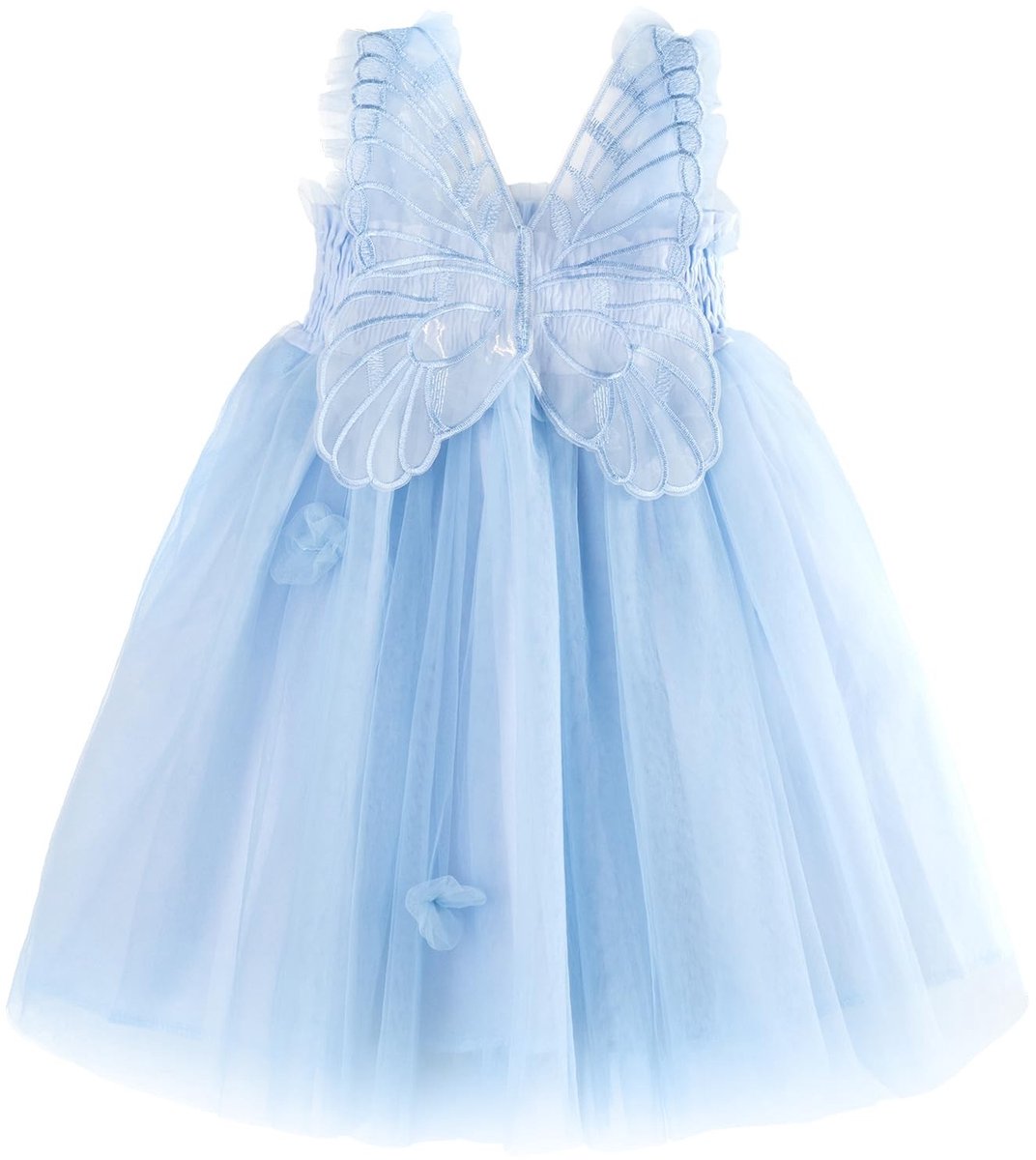 SolidKeus - Tulle Vlinder Jurk voor Baby Meisjes Mouwloos