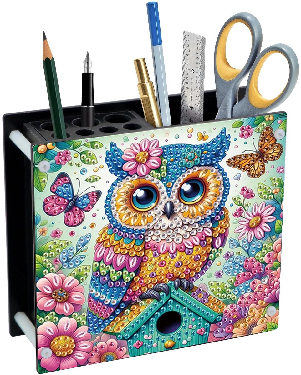 SolidKeus - Multifunctionele Penhouder voor Bureau