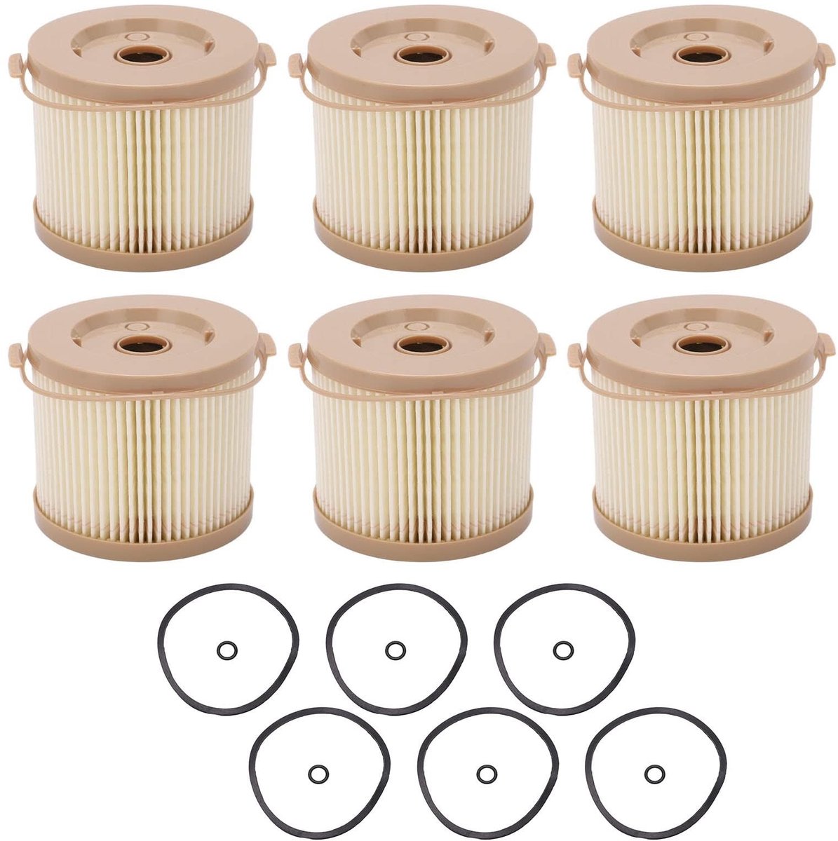 SolidKeus - Diesel Filter Cartridges 30 Micron met Waterafscheider voor RACOR Systemen