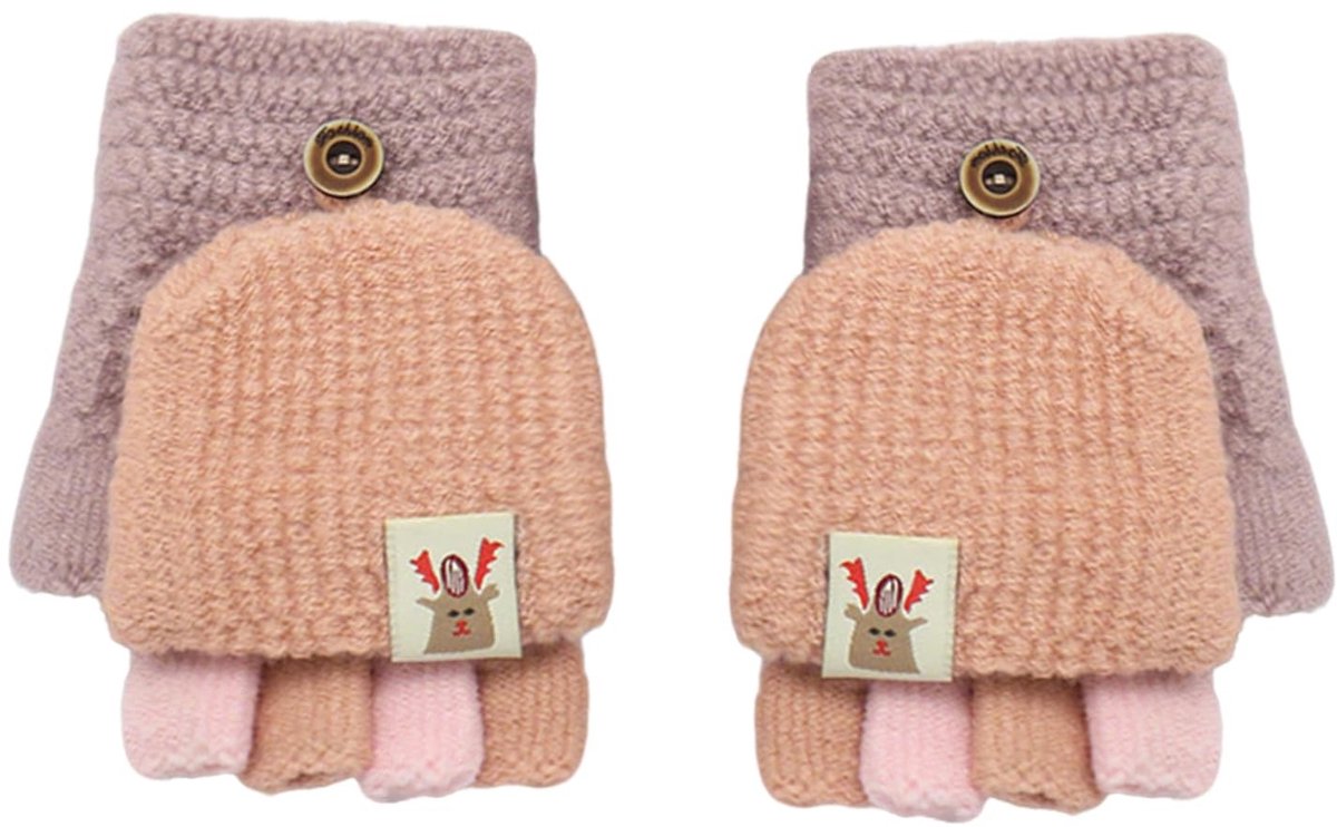 SolidKeus - Kindervingerhandschoenen met Flip Top voor de Winter