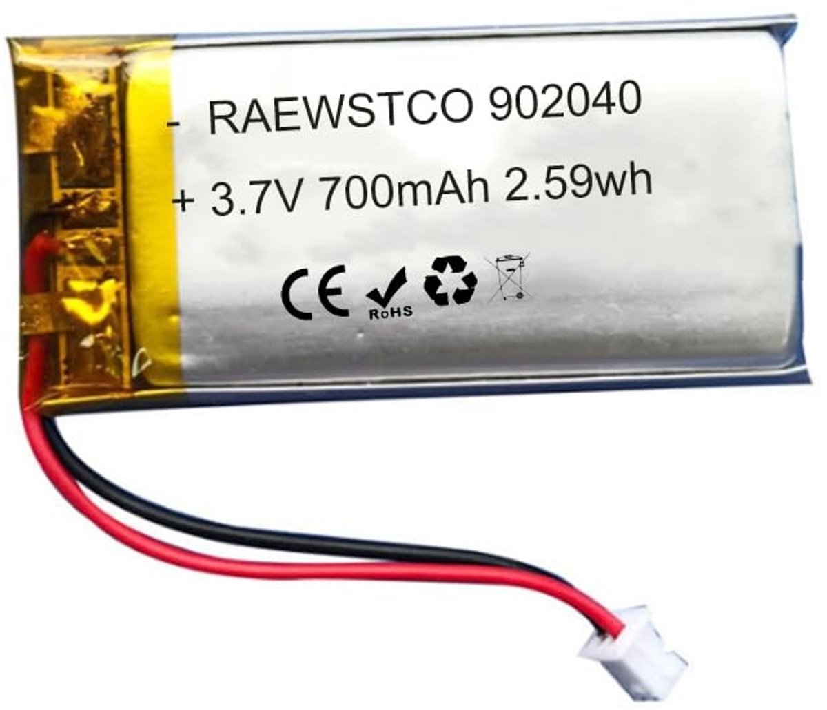 SolidKeus - 700 mAh Lithium Batterij voor Handheld Apparaten
