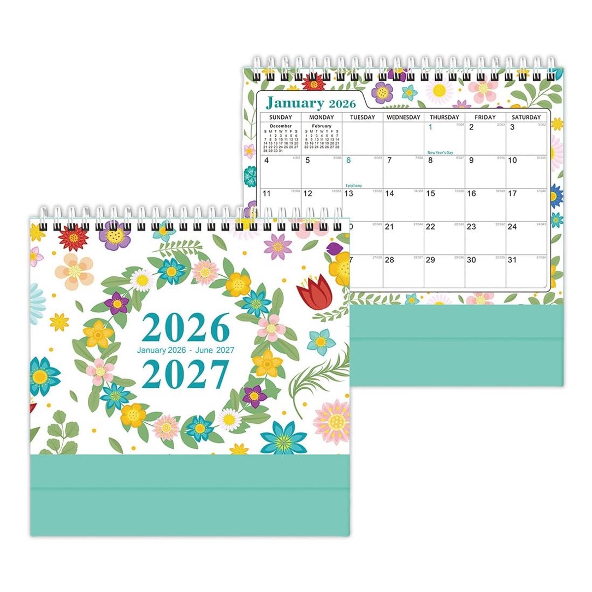 SolidKeus - Tafelagenda 2026 met 'Lente en Bloemen' Design