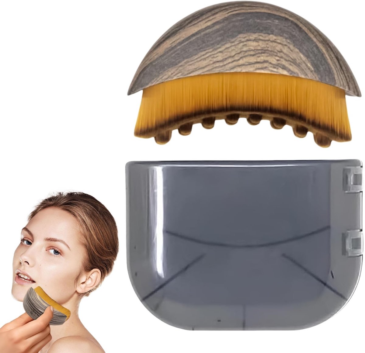 SolidKeus - Lymfatische Contour Borstel voor Gezichtsmassage