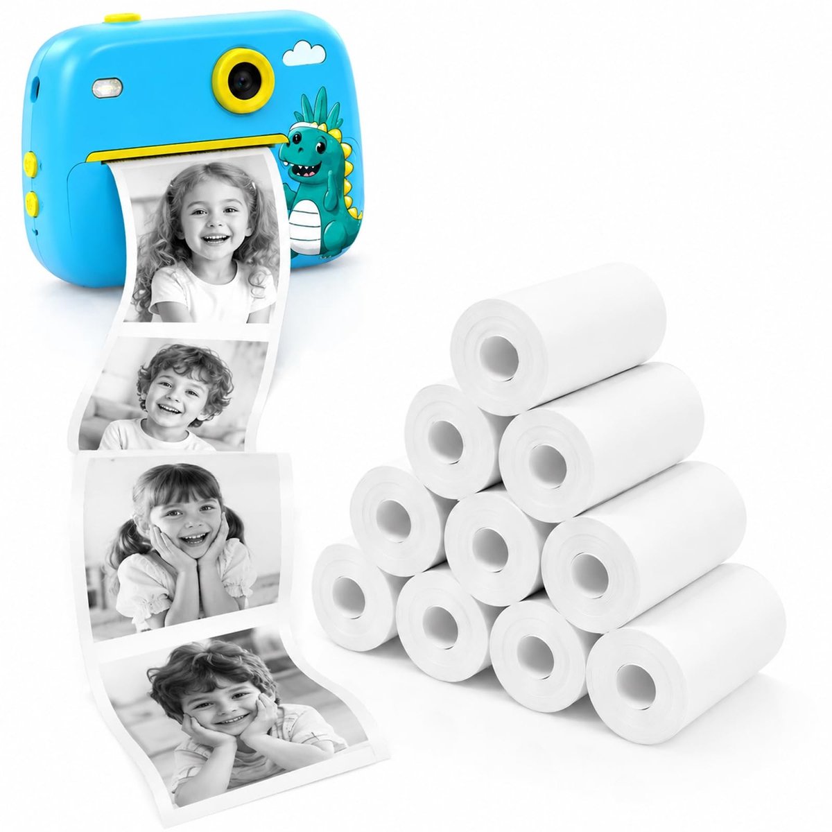 SolidKeus - 15 Rollen Thermisch Papier voor Kindercamera's