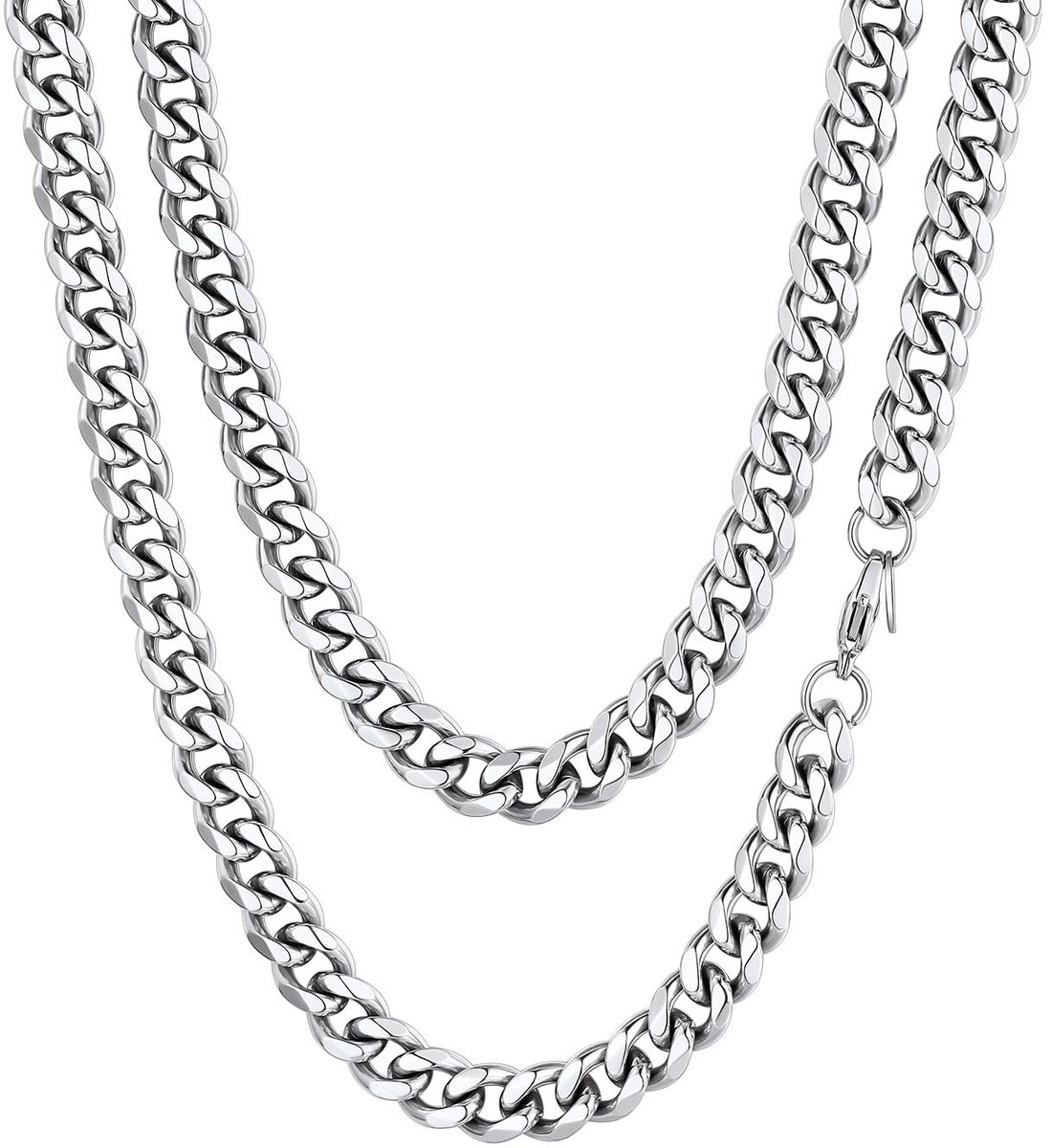 SolidKeus - Cuban Link Ketting voor Dames en Heren, Diverse Maten en Kleuren