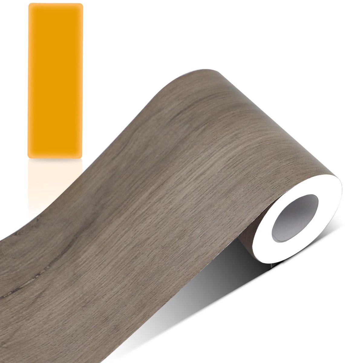 SolidKeus - Zelfklevende PVC Hoekafwerking met Houtnerf voor Wanddecoratie